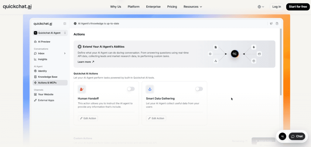 Quickchat AI screenshot