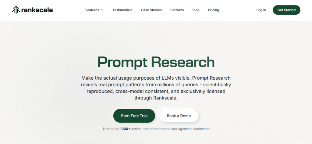 Rankscale AI screenshot