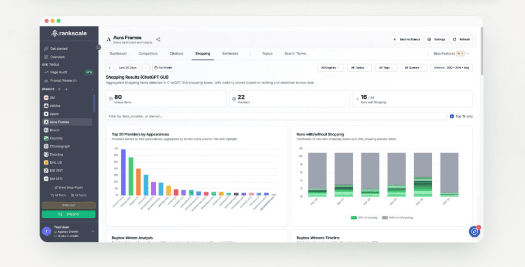 Rankscale AI screenshot