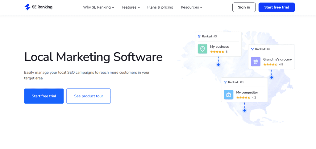SE Ranking screenshot