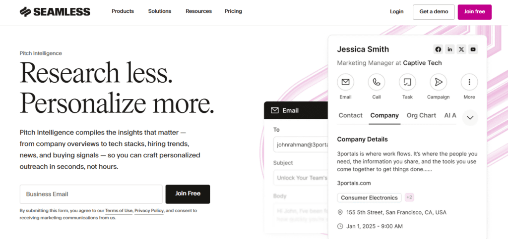 Seamless AI screenshot