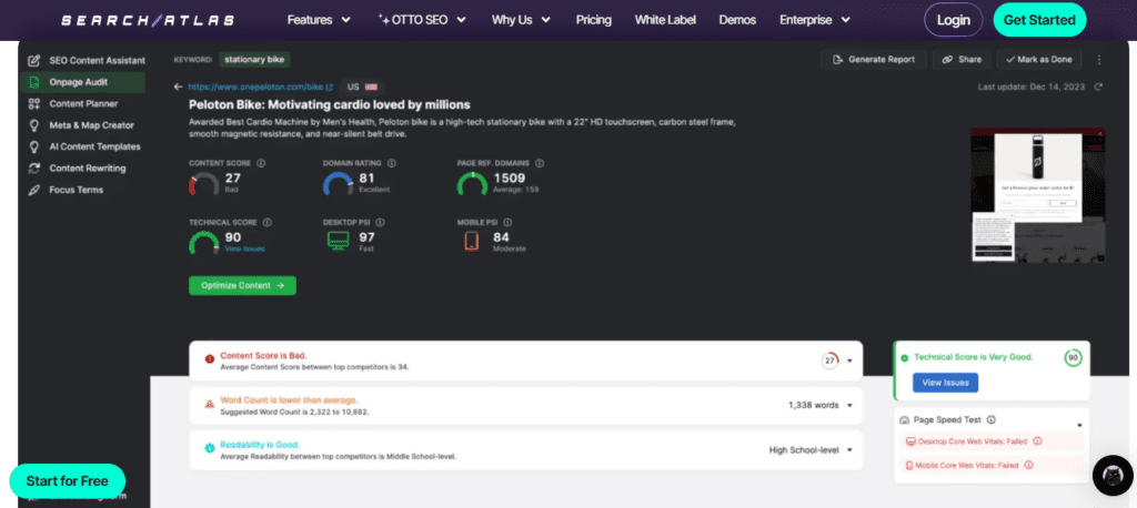 Search Atlas screenshot